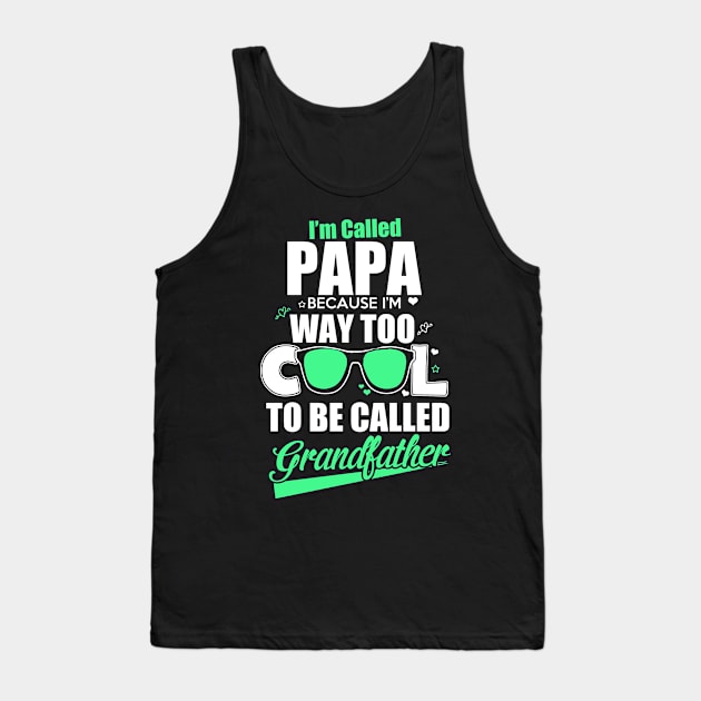 Cool Grandfather Tank Top by D3monic